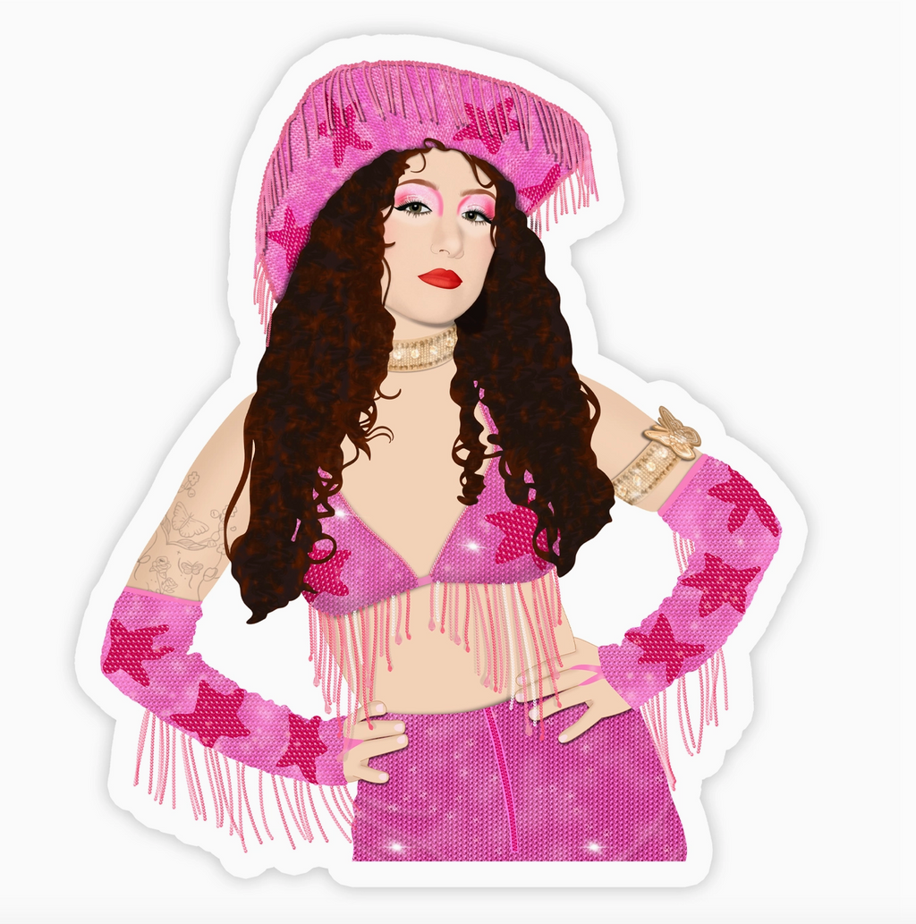 Chappell Roan Pink Pony Club Sticker Modern Legend LLC Chappell roan pink pony club sticker modern legend llc