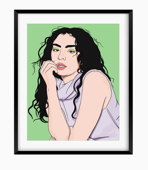  Charli XCX Brat 8x10 Print