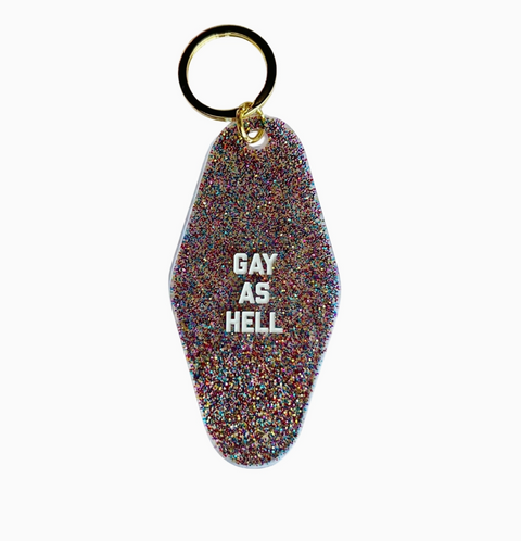 Gay as Hell Keychain