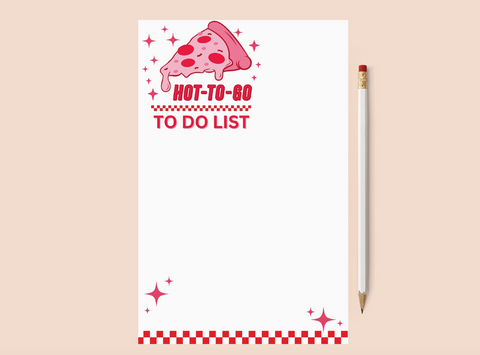 Hot To Go To Do List Notepad