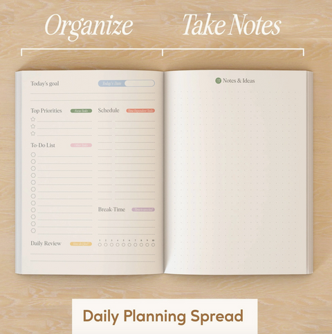  Daily Planner - Teacake