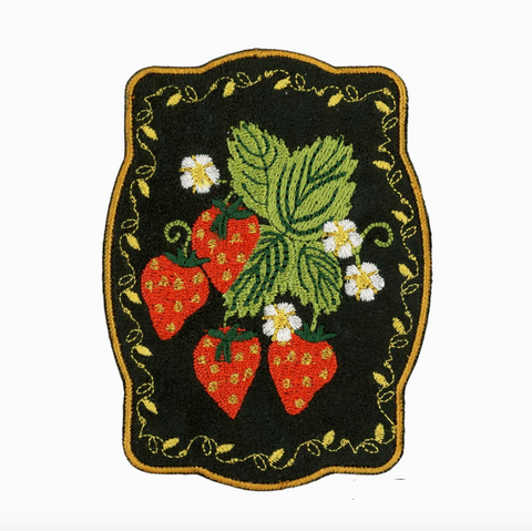 Strawberries Handmade Patch