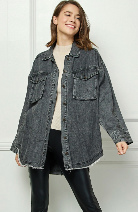 Washed Denim Jacket