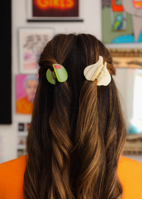  Stuffed Olive Mini Hair Claw
