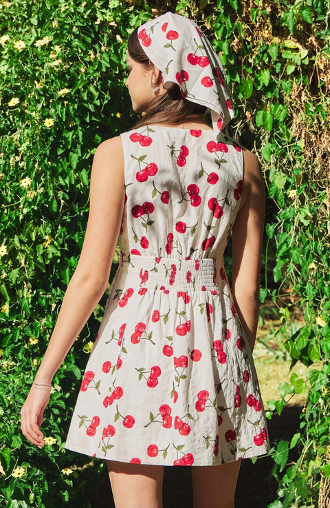 Cherry V Neck Mini