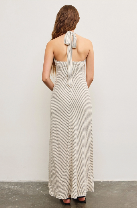  Halter Neck Tie Dress