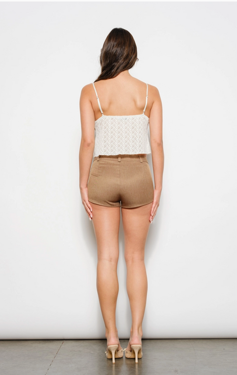  Lace Trim Cami Top