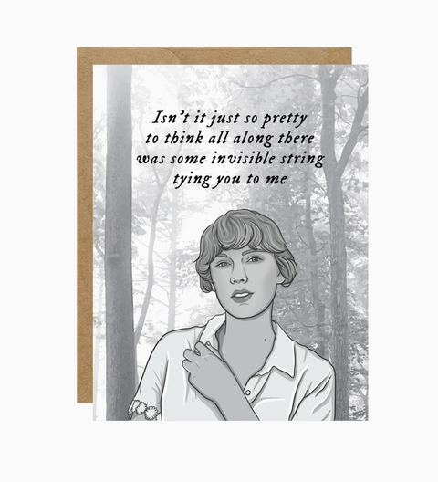 Taylor Invisible String Card