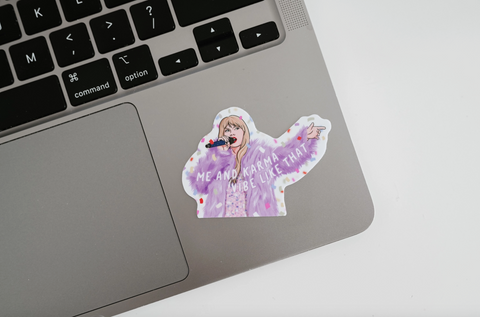 Taylor Karma Confetti Sticker