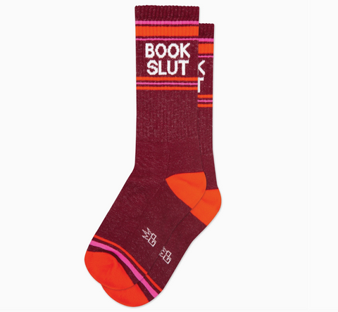 Book Slut Gym Socks