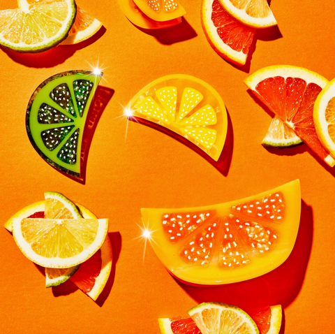 Large Orange Hair Slice