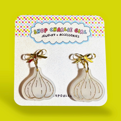 Garlic Earrings