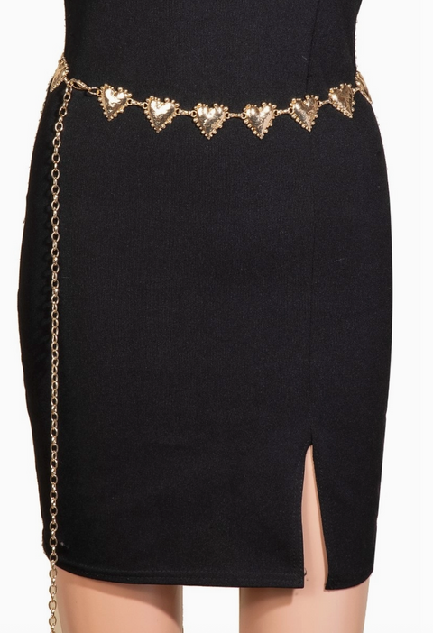  Heart Chain Belt