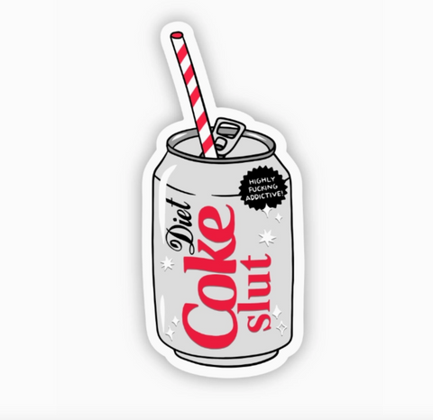 Diet Coke Slut Sticker