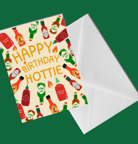Happy Birthday Hottie Birthday Card