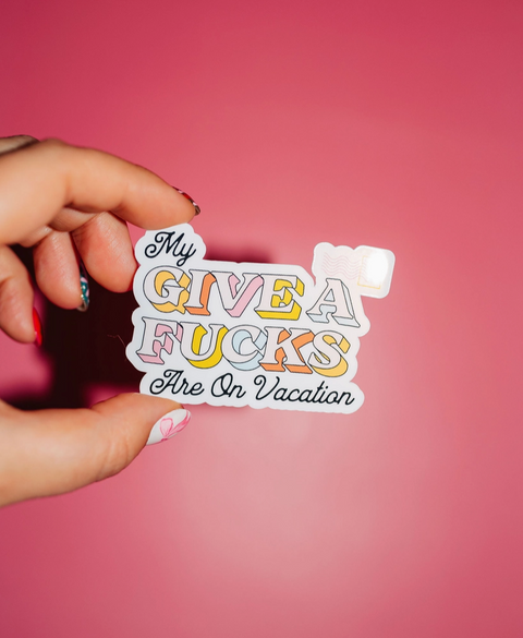 Give a Fucks Espresso Sticker