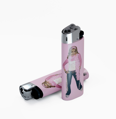 Ashley Tisdale Pink Boa Lighter