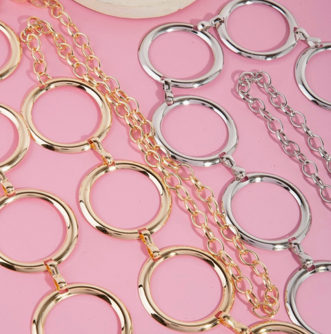 Simple Hook Link Chain Belt