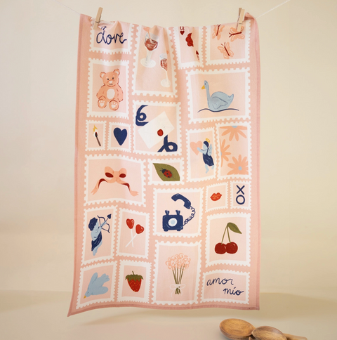 Love Letter Tea Towel