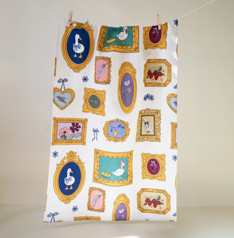Lucky Duck Tea Towel