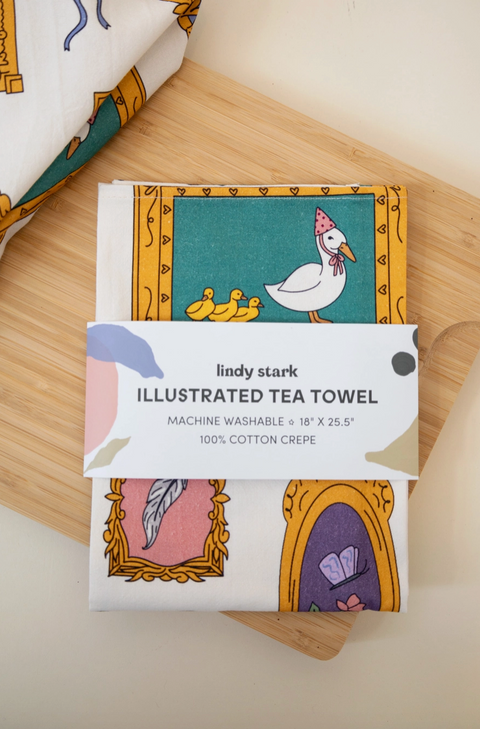 Lucky Duck Tea Towel