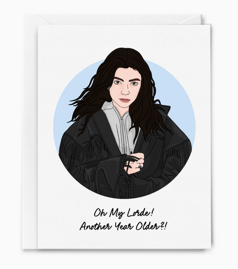 OhmyLorde! Another Year Older Birthday Card