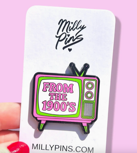 From the 1900’S Enamel Pin
