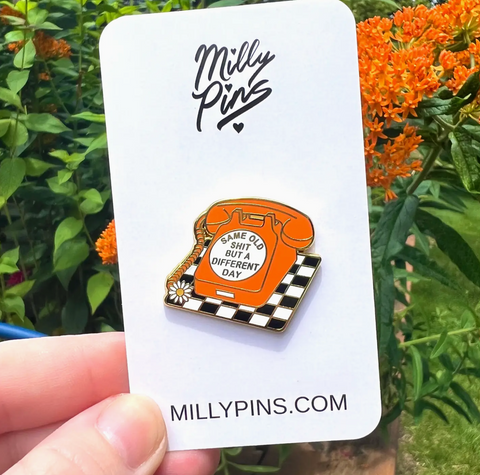 Same Old Shit But A Different Day One Direction Enamel Pin
