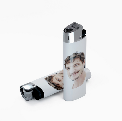 Pedro Pascal Smiling Lighter