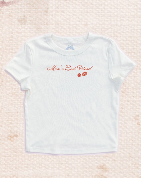 Sabrina Carpenter Man's Best Friend Crop Tee