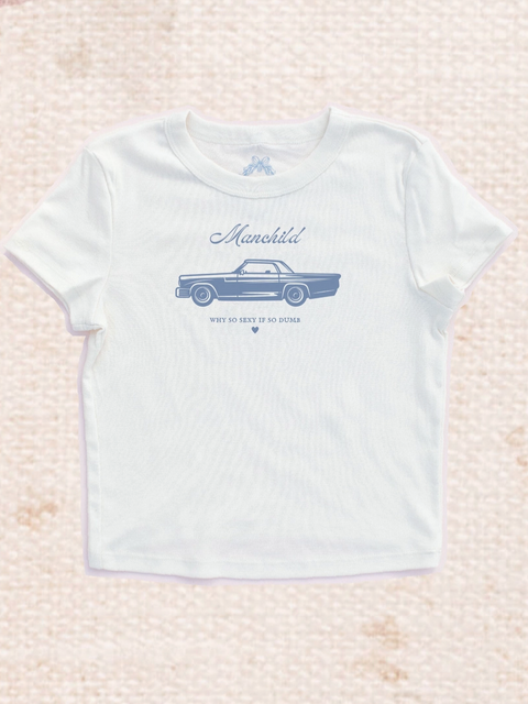 Sabrina Carpenter Manchild Crop Tee