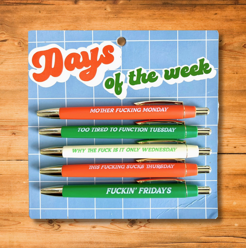 Days of the Week Pens