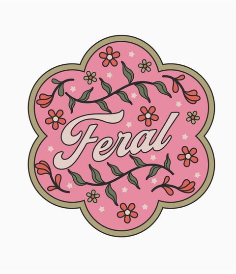 Feral Sticker