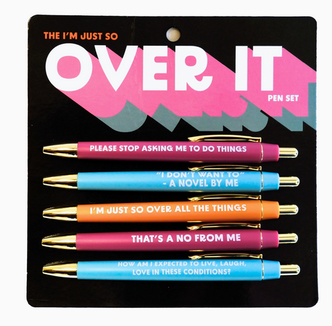 Over It Pen Set