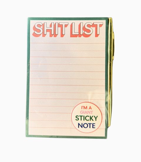 Shit List Notepad