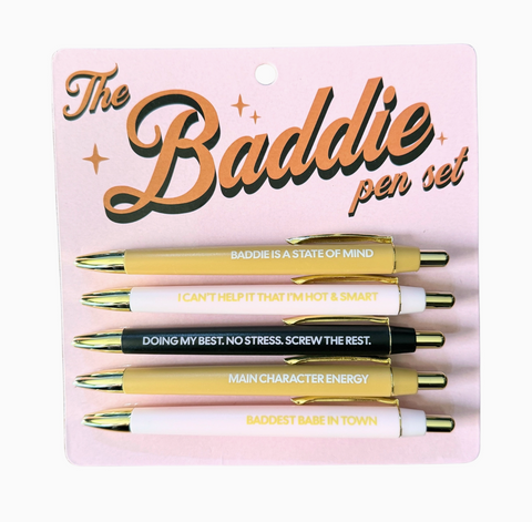 Baddie Pen Set
