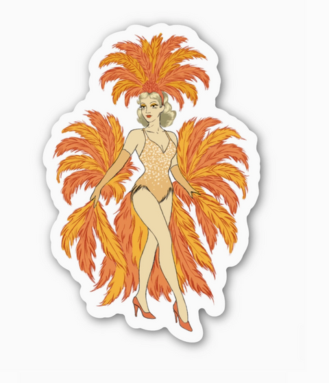 Showgirl Sparkle Sticker
