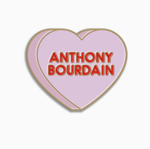 Anthony Bourdain Sweethearts Pin