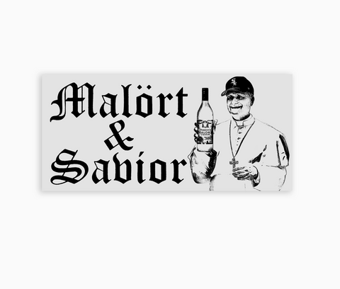 Malort & Savior Bumper Sticker