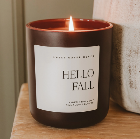 Fall Matte Jar Candles