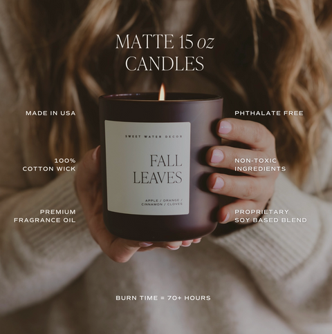  Fall Matte Jar Candles