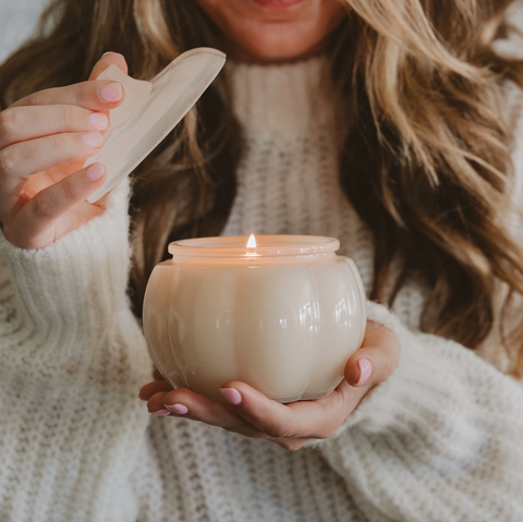 Warm and Cozy Pumpkin Jar Candle