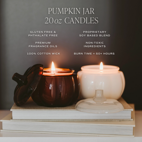 Warm and Cozy Pumpkin Jar Candle