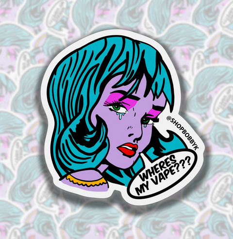 Where's My Vape? Sticker