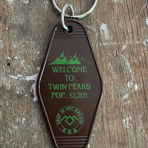 Twin Peaks Key Tag