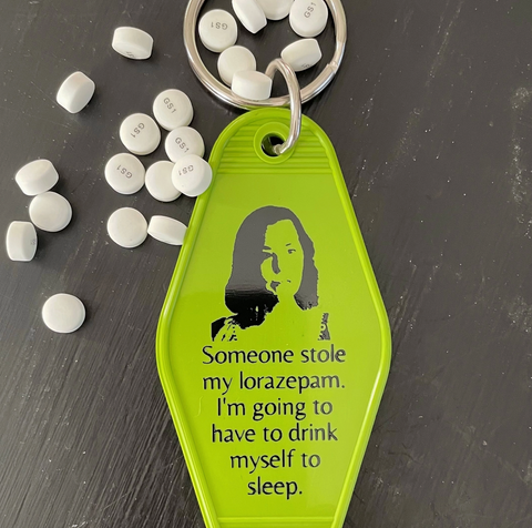 White Lotus Victoria Key Tag