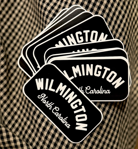  Black & White Wilm Sticker