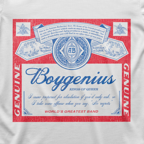  Boygenius Budweiser Tee
