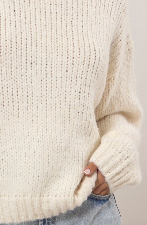  High Neck Oversized Sweater