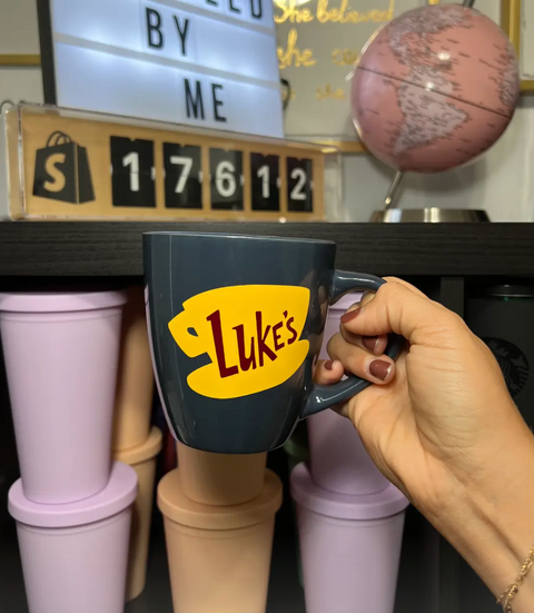Luke's Dark Blue Mug
